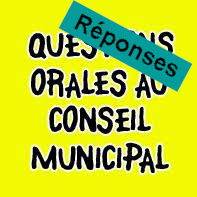 Réponses aux Questions Orales du Conseil Municipal du 27/06/2024