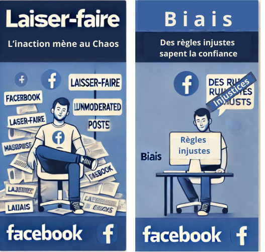 Quand les Règles Ne Sont Que des Mots : Laisser-faire et Biais dans la Modération Facebook