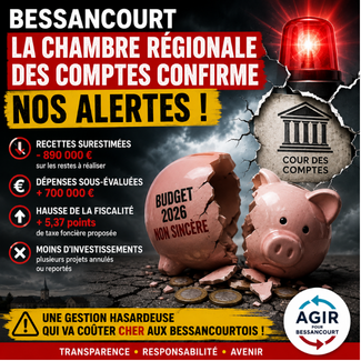 📢 EN 1 MINUTE : CE QU'IL FAUT RETENIR de Chambre Régional des comptes