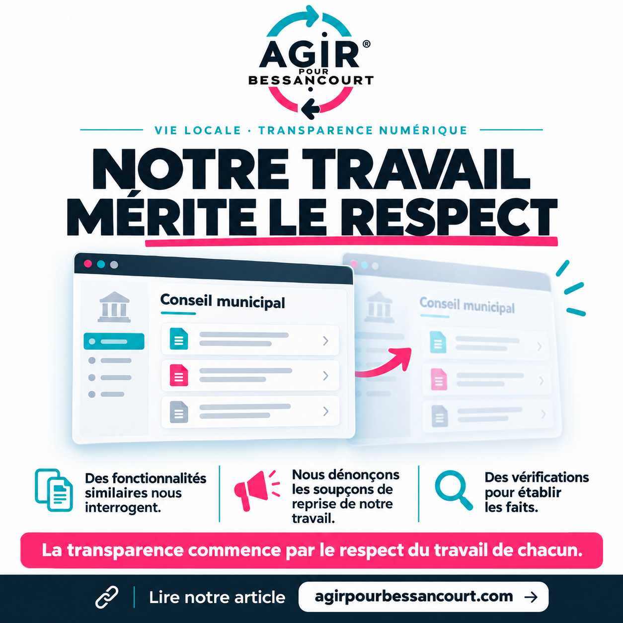 le respect du travail